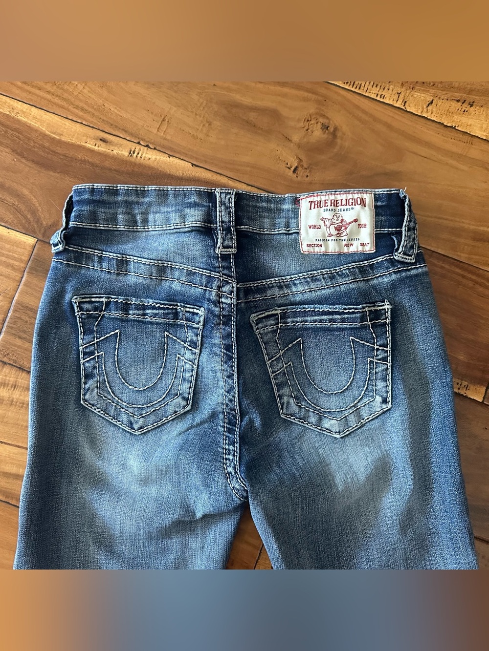 True Religion Becca Mid Rise Bootcut Jeans Size 24 Y2K Denim - Picture 2 of 8